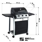 Plynový gril G21 Texas BBQ 3 hořáky + zdarma redukční ventil